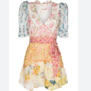 LOVESHACKFANCY  Arlo Picnic Patchwork Dress - White